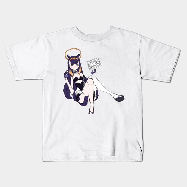 ninomae inanis beauty anime girl Kids T-Shirt by dex1one